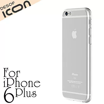 DESOF iCON iPhone6 Plus 5.5吋透明超薄果凍保護套(透明)