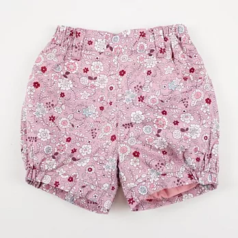 【愛的世界】MYBABY小兔花園系列磨毛燈籠褲-台灣製-95粉紅色