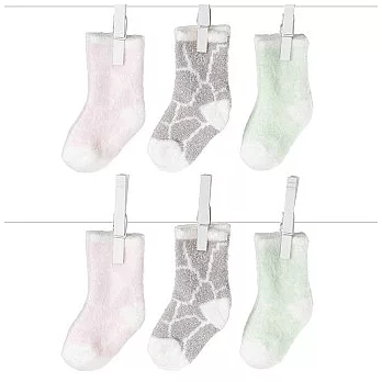 【Little Giraffe】 可愛造型襪(6件)粉系三色