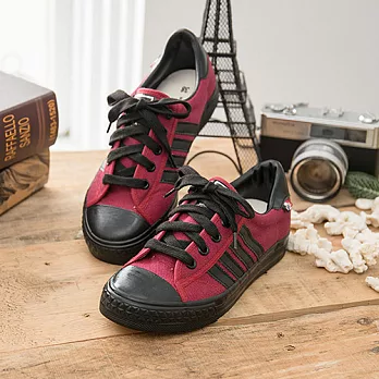 中國強 MIT 經典休閒帆布鞋CH89紅黑(男鞋)35紅黑