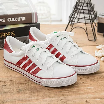 中國強 MIT 經典休閒帆布鞋CH81白紅(女鞋)35白紅