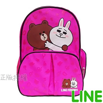 【LINE FRIENDS】精緻俏麗透氣護腰書包(三色)桃色兔兔款