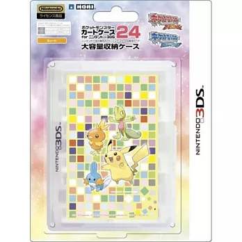 HORI 3DS 神奇寶貝 可愛版 24入卡夾收納盒 (3DS-207)