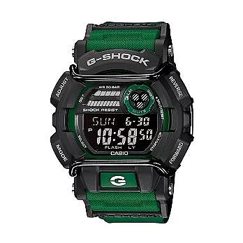 G-SHOCK 悍將生力軍超世代運動腕錶-綠-GD-400-3