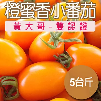 【農夫家】橙蜜香小番茄★皮薄/水份多/雙認證★5台斤