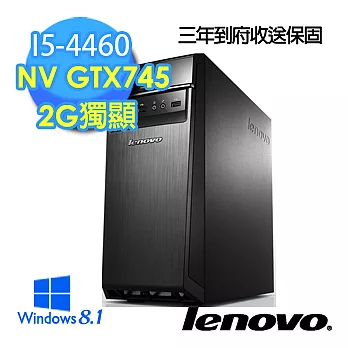 【Lenovo】H50-50 i5-4460四核心 2G獨顯大容量電腦(三年保固 到府收送)(90B70051TW)★附原廠鍵鼠組★