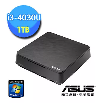 【ASUS】VM62《神影奇兵》i3-4030U雙核心 Win7大容量迷你電腦(4035A7A)★附 背掛架★