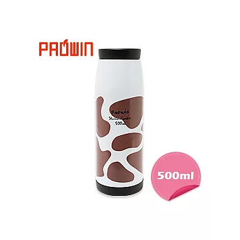 PAOWIN 牛奶 保溫瓶 /保冷杯 (500ml)巧克力