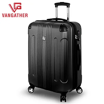 VANGATHER 凡特佳-24吋ABS城市街角系列行李箱-鋼琴黑24吋鋼琴黑