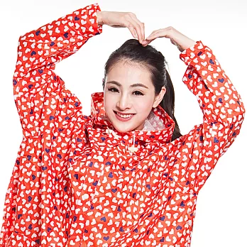 【rainstory】閃亮心漾連身甜美雨衣