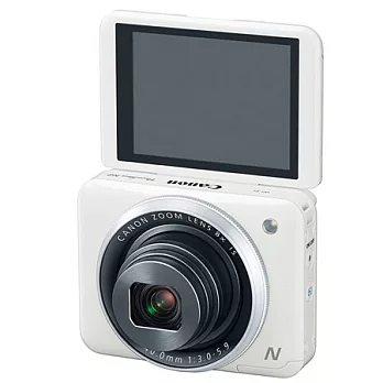 (公司貨)Canon PowerShot N2 自拍粉餅機-送32G記憶卡+專用電池+原廠相機套..共8好禮/白色