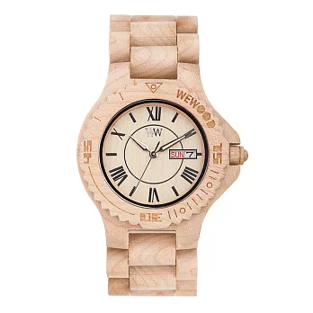 WEWOOD義大利時尚木頭腕錶 經典羅馬系列RomanBeige
