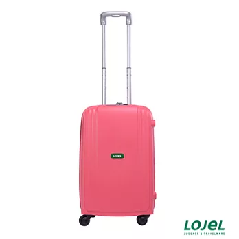 LOJEL Streamline19吋PC素面內崁式TSA密碼鎖行李箱-桃紅桃紅
