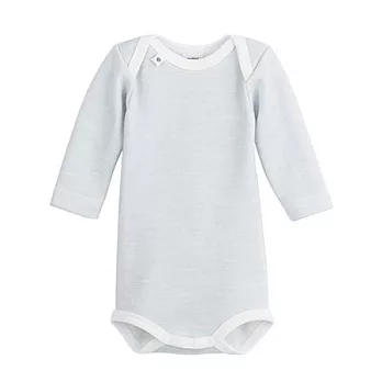 法國Petit Bateau小帆船刷毛包屁衣-藍6M藍