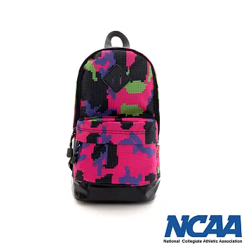 NCAA - 單肩後背包 大塊色彩 豬鼻系尼龍輕量單肩後背包 - 花叢紫