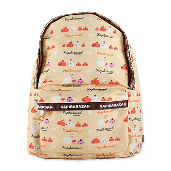 kapibarasan 水豚君甜點系列後背背包。黃色