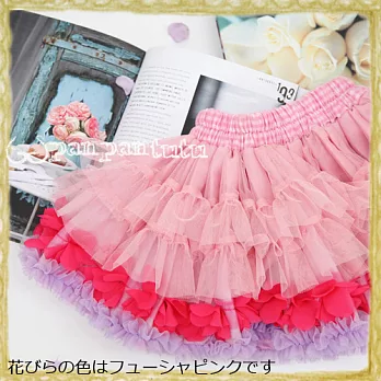 Panpantutu小公主澎澎裙-覆盆子愛心S粉