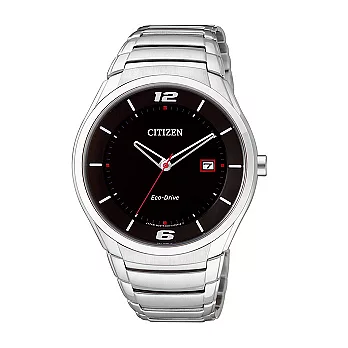 CITIZEN Eco-Drive 細數品味時分光動能時尚優質腕錶-黑面-BM6951-57E