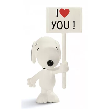 Schleich SNOOPY 史奴比 I LOVE U