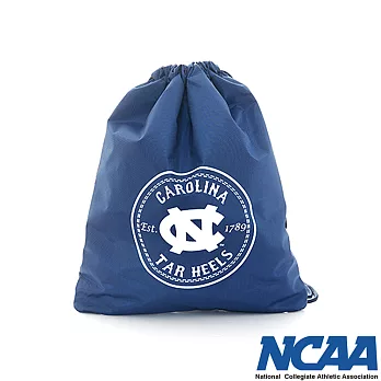 NCAA - 年輕人束口包 北卡標誌尼龍防潑水束口拉繩後背包S (附鉤環小袋) - 小海藍