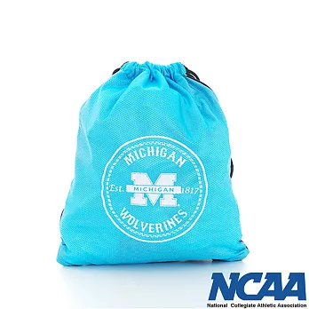 NCAA - 兩面束口包 尼龍VS網布 束口後背包(附釣環袋)M - 大TIFFANY BLUE