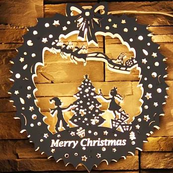 【鹿燈】北歐風格創意燈飾-北歐聖誕圈