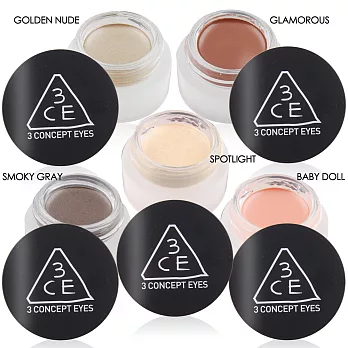3CE 頭版嬌點眼影霜(5g)-多色可選SMOKY GRAY