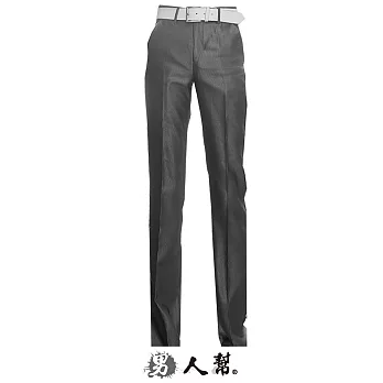【男人幫】K0420＊【極致風日系極細紋中低腰直筒西裝褲】灰色 S號