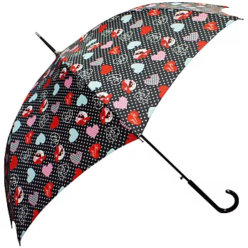 【rainstory】愛心熊抗UV自動開直骨傘
