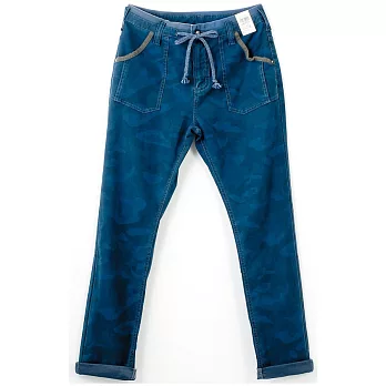【UH】EDWIN - 迷彩超手感迦績褲(男款)S - 藍色
