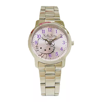 HELLO KITTY 等愛的心情休閒時尚優質腕錶-白-LK556LWVA-1