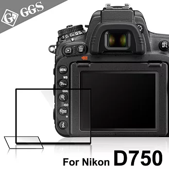 GGS第四代LARMOR金鋼防爆玻璃靜電吸附相機保護貼-NIKON D750專用