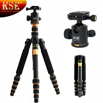 【澳洲KSE】發燒級黑爵金湛碳纖維五節腳架(CX-88MKII)