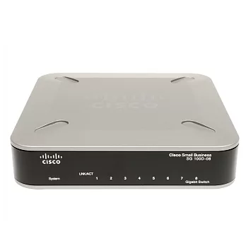 【Cisco】網路交換機 (SG 100D-08 8 Ports Desktop Gigabit Swith)
