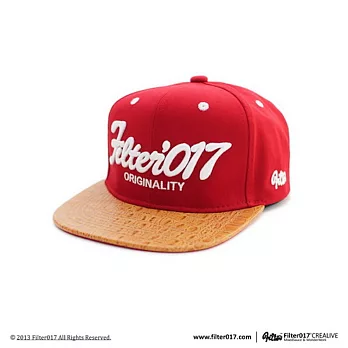 Filter017 VINTAGE FONTS SNAPBACK CAP - CROCODILE SKIN 鱷魚皮紋帽眉棒球帽鱷魚皮