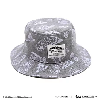 Filter017 Outdoor Graphics Pattern Oxford Bucket Hat 戶外圖形牛津漁夫帽牛津漁夫帽