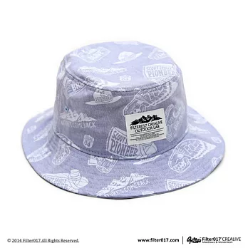 Filter017 Outdoor Graphics Pattern Oxford Bucket Hat 戶外圖形牛津漁夫帽牛津漁夫帽