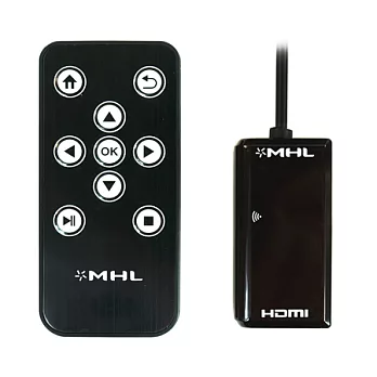 MHL To HDMI視訊線 遙控器!! 支援MHL輸出 Micro 5Pin/11Pin HDTV 影音視訊轉換線