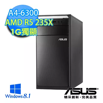 【ASUS】M11BB A4-6300《王牌神探》雙核心獨顯效能Win8.1桌上型電腦(0011A630R5S)★附原廠鍵鼠組★