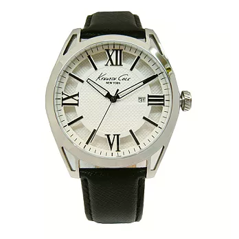 Kenneth Cole 商務人士設計時尚優質腕錶-白面-IKC8072