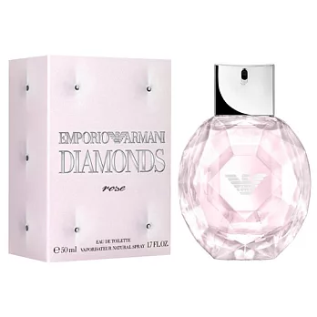 【Giorgio Armani 亞曼尼】Diamonds Rose 鑽石玫瑰女性淡香水(50ml)