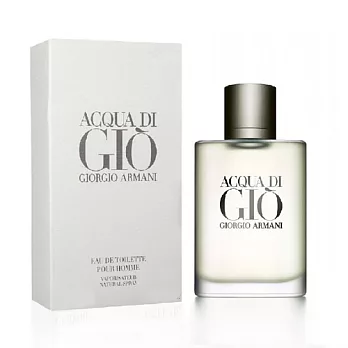 【Giorgio Armani 亞曼尼】Acqua Di Gio 寄情水男性淡香水(100ml)