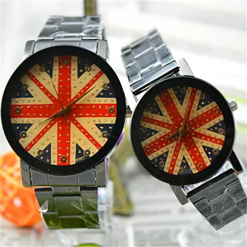 KEVIN K-2068英倫風情 英國國旗 個性造型腕錶(大型)