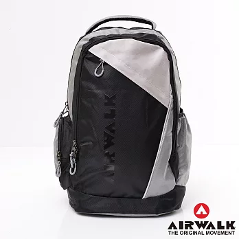 【美國 AIRWALK】大容量輕型後背包黑灰