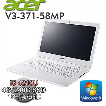 【ACER宏碁】V3-371 13吋FHD I5-4210U 240G SSD高畫質筆電(V3-371-58MP)