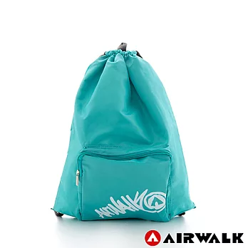 AIRWALK - 輕便束口袋 無拘無束 自由出走輕便束口後背包Tiffany藍綠