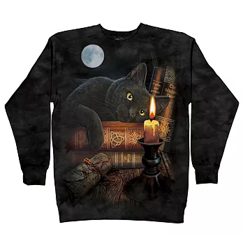 【摩達客】美國進口The Mountain 魔法貓時刻厚棉休閒運動衫[現貨+預購]S魔法貓時刻