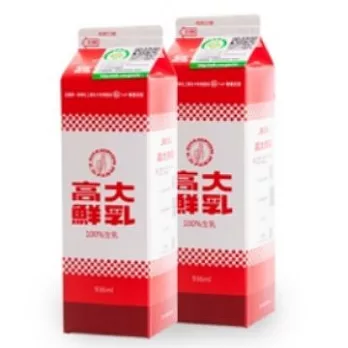【高大牧場】鮮乳(936cc/盒)-6盒(含運)