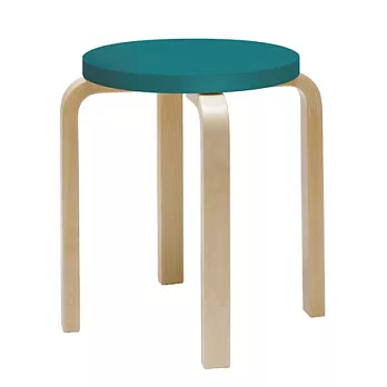 Artek Stool E60 四腳圓凳 Paimio 特別版（綠松椅面）