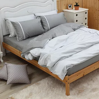 LITA麗塔 舒活系列 艾草 雙人特大四件式純棉薄床包枕套組